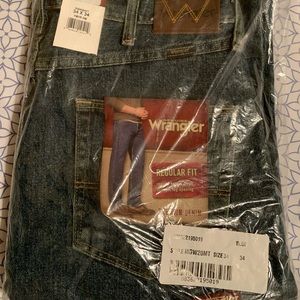Men’s wrangler jeans 34/34 NWT